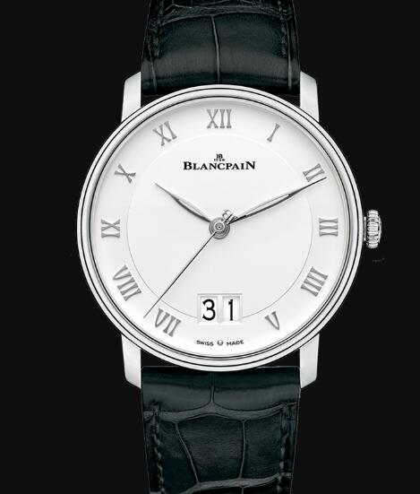 Review Blancpain Villeret Watch Price Review Grande Date Replica Watch 6669 1127 55B - Click Image to Close